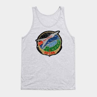 Retro Cosmonaut Mission Badge Tank Top